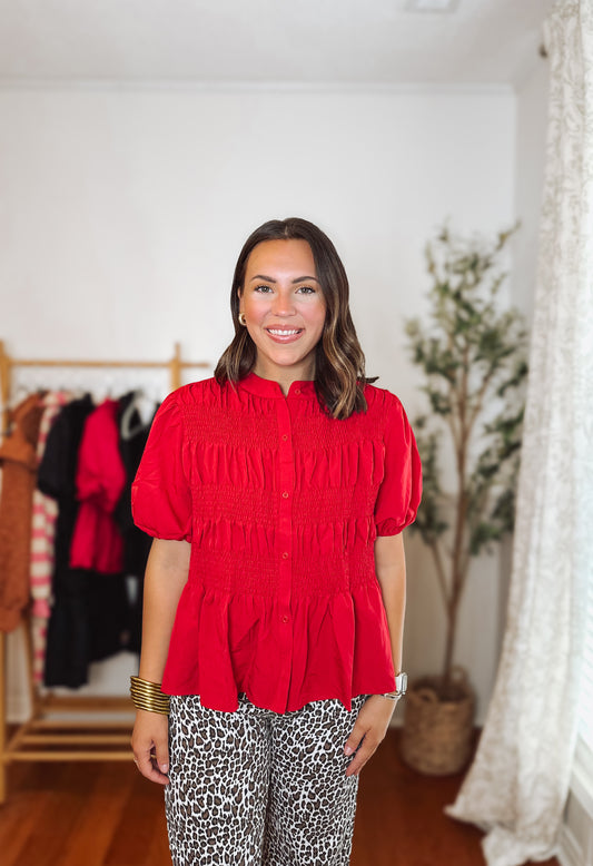 The Honey Haven Blouse (Plus)