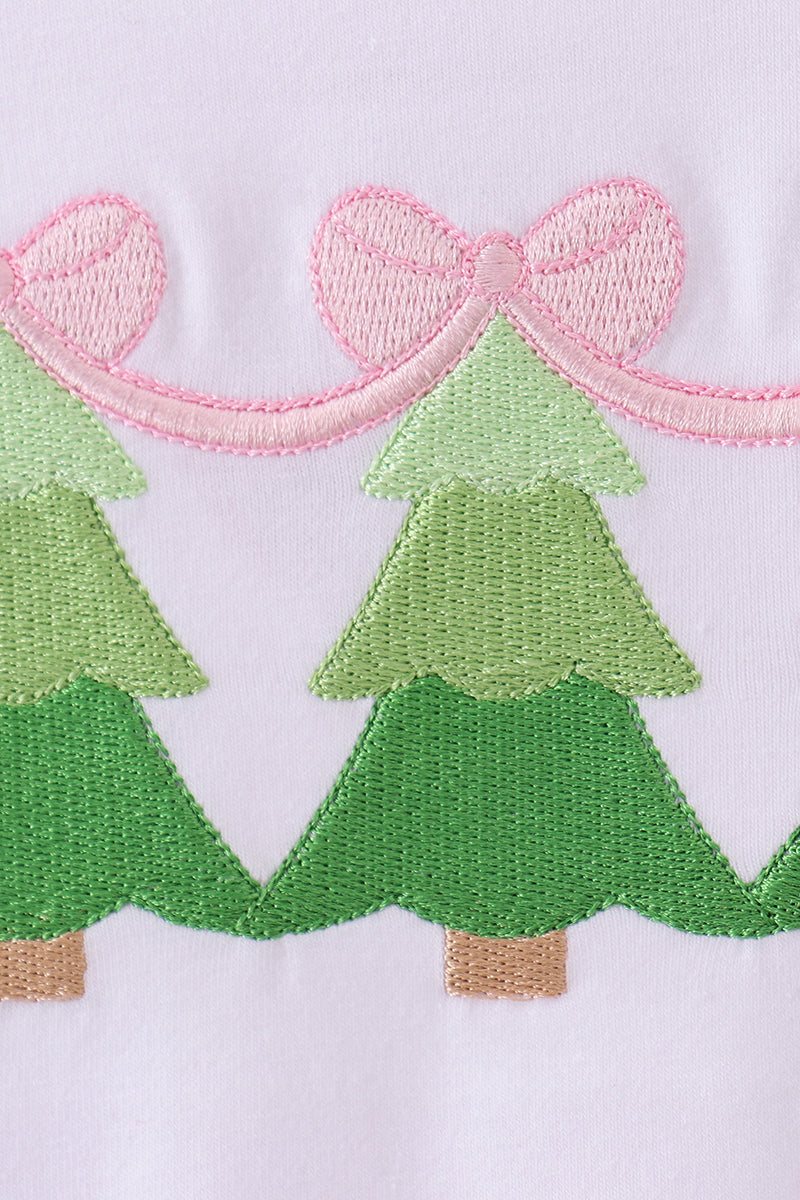 Pink Christmas Tree Bloomer Set