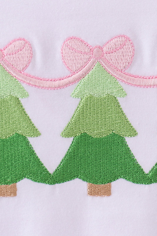 Pink Christmas Tree Bloomer Set