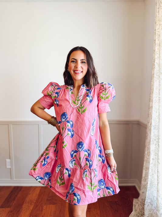 The Rosy Carousel Dress