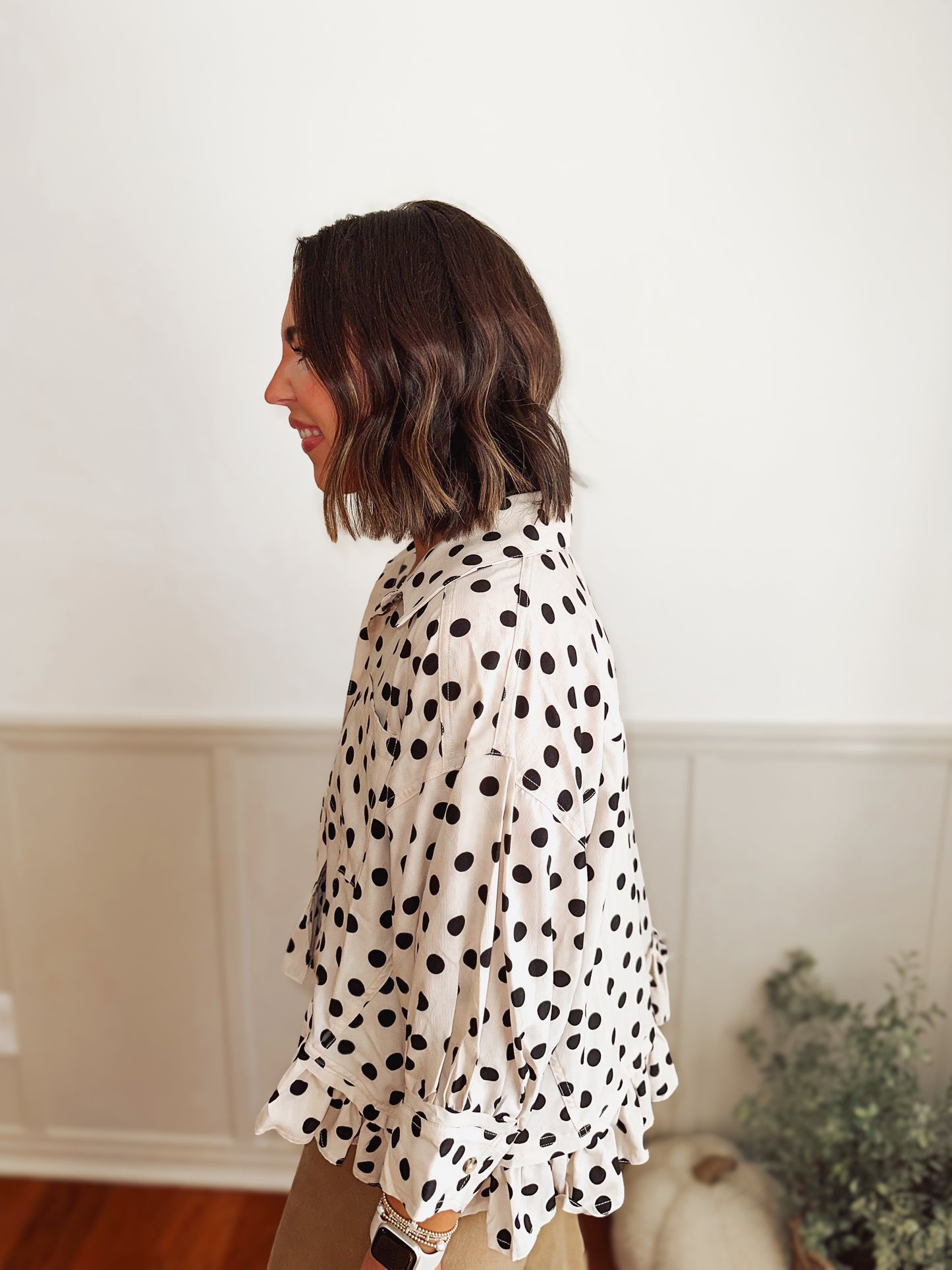 The Poppy Dot Top
