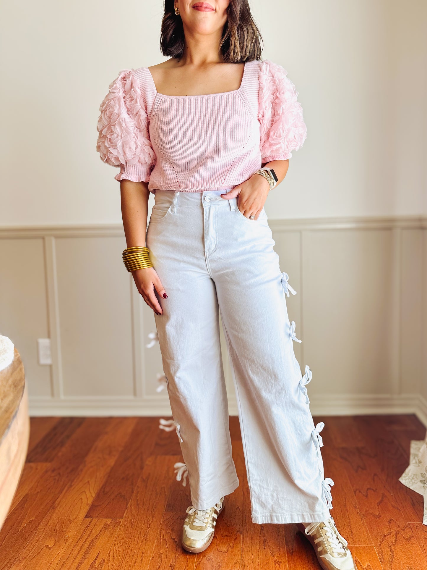 The Bow & Beauty Wide-Leg Pants