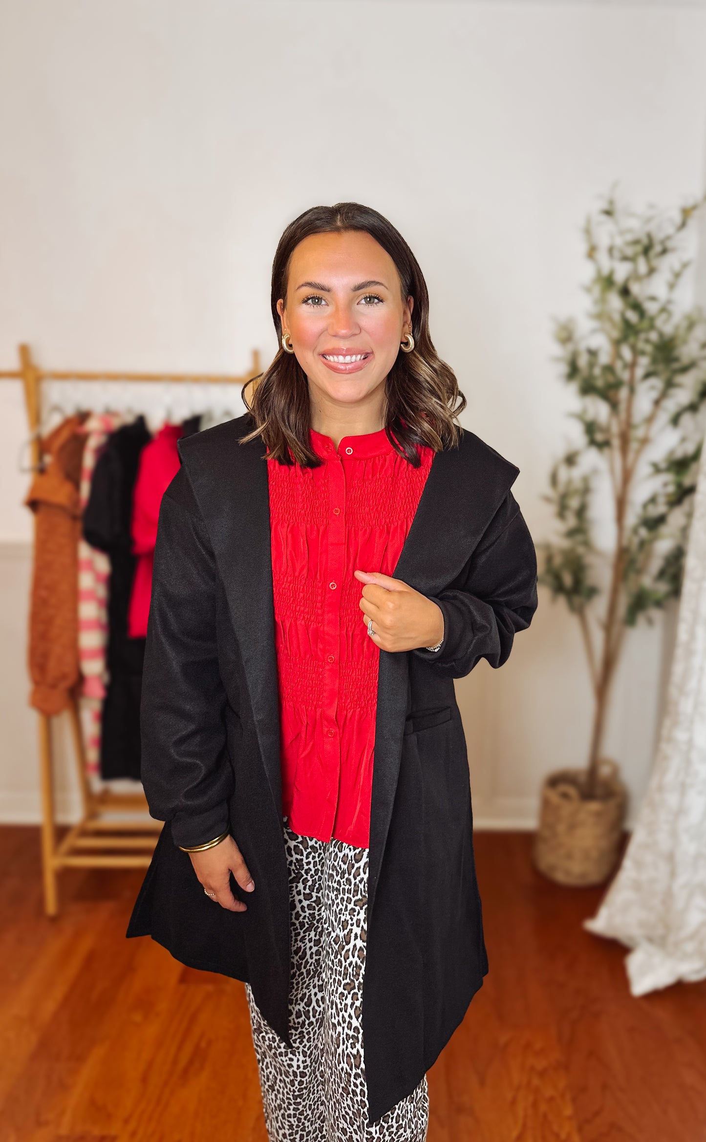 The Coffee Run Cardigan (Plus)