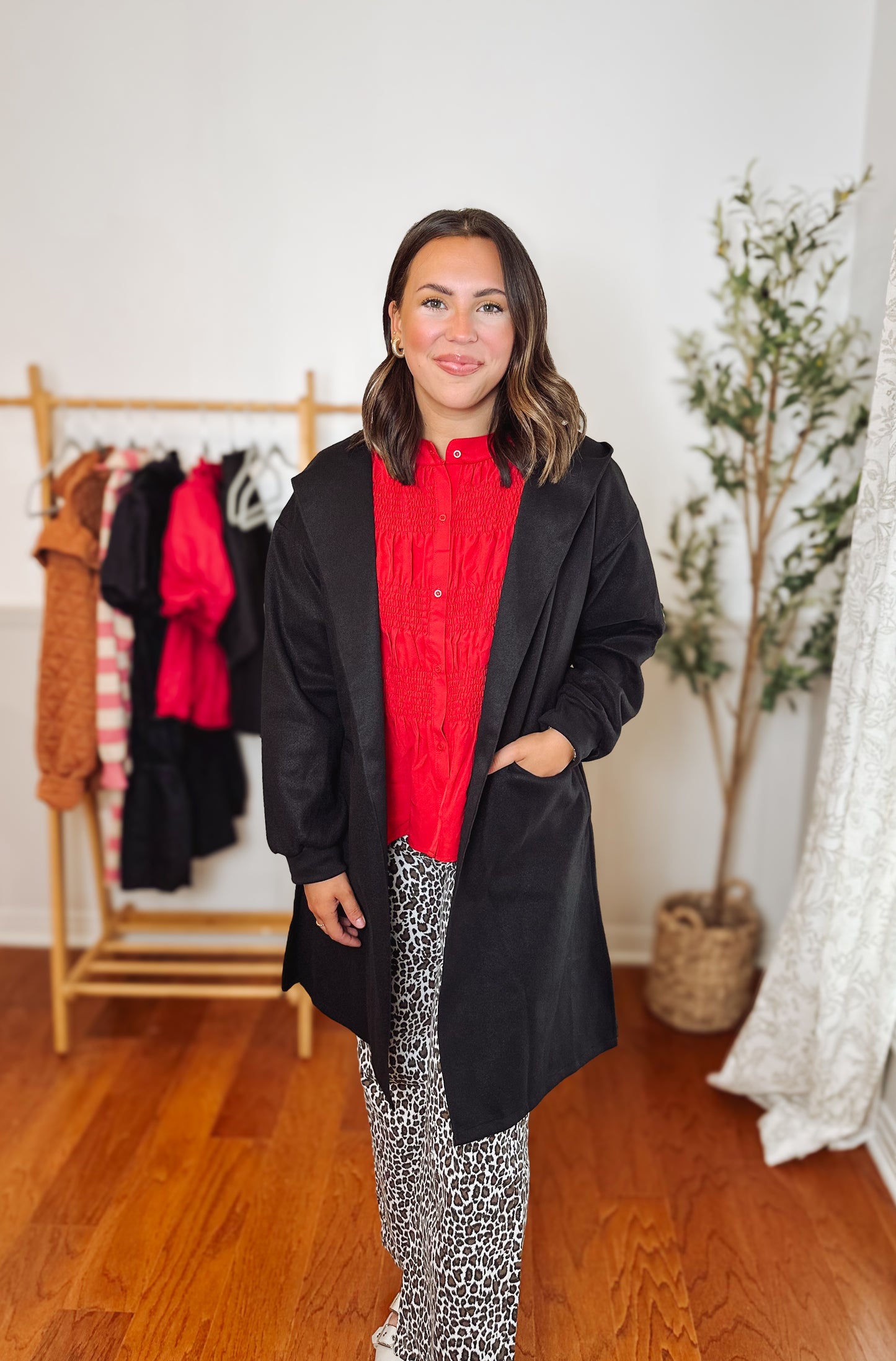 The Coffee Run Cardigan (Plus)