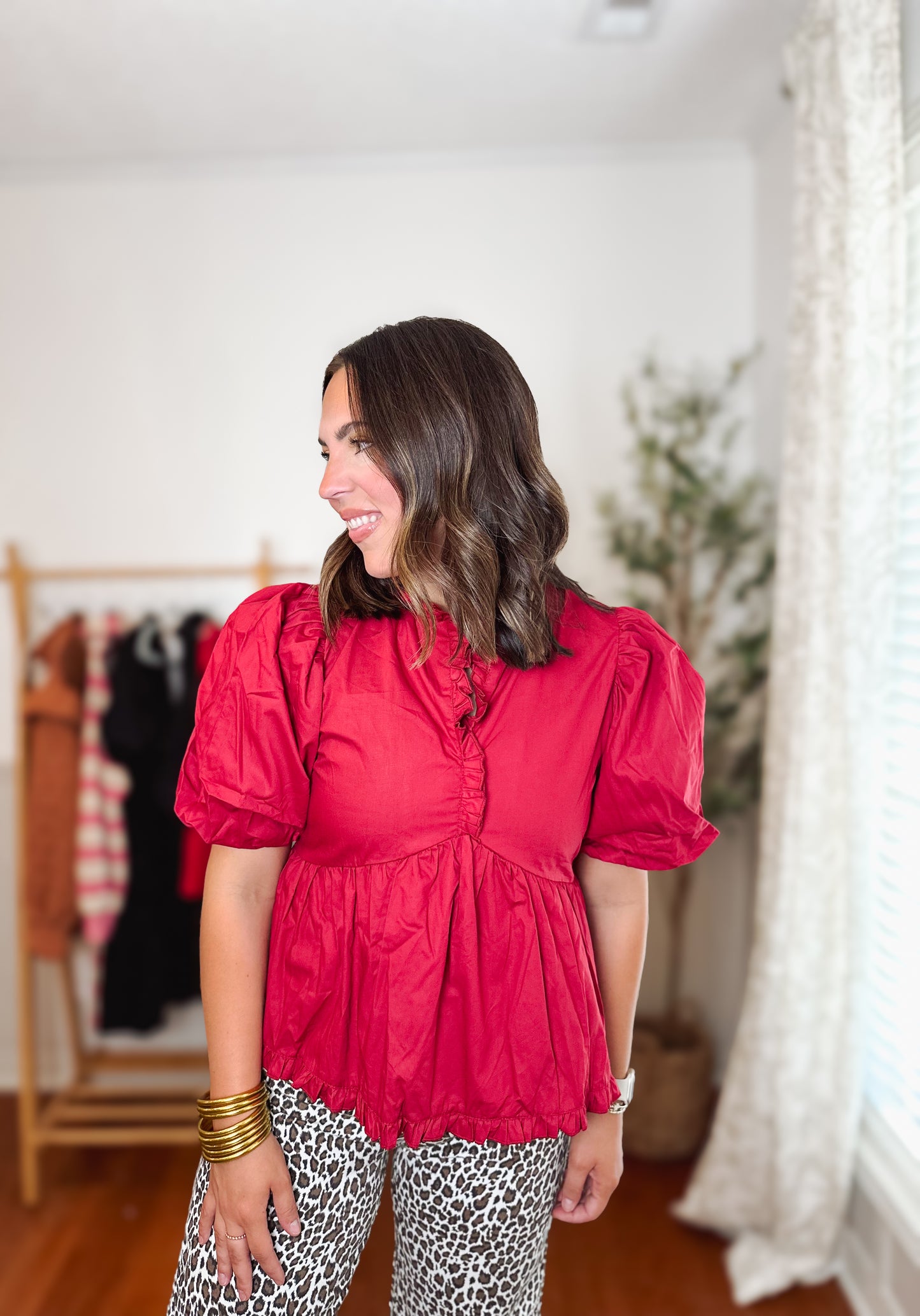 The Ruby Romance Blouse