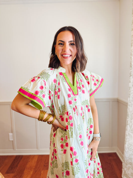 The Garden Party Midi Dress