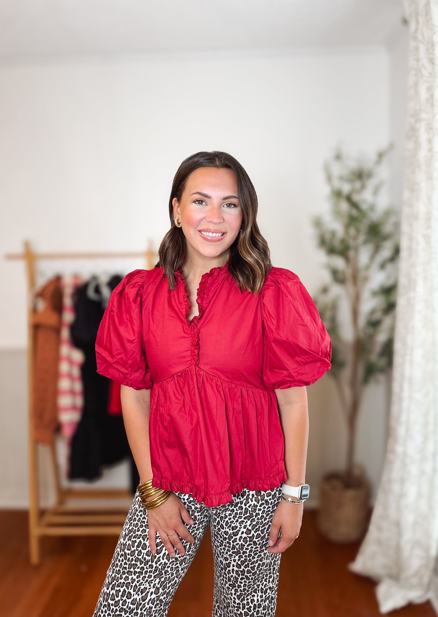 The Ruby Romance Blouse