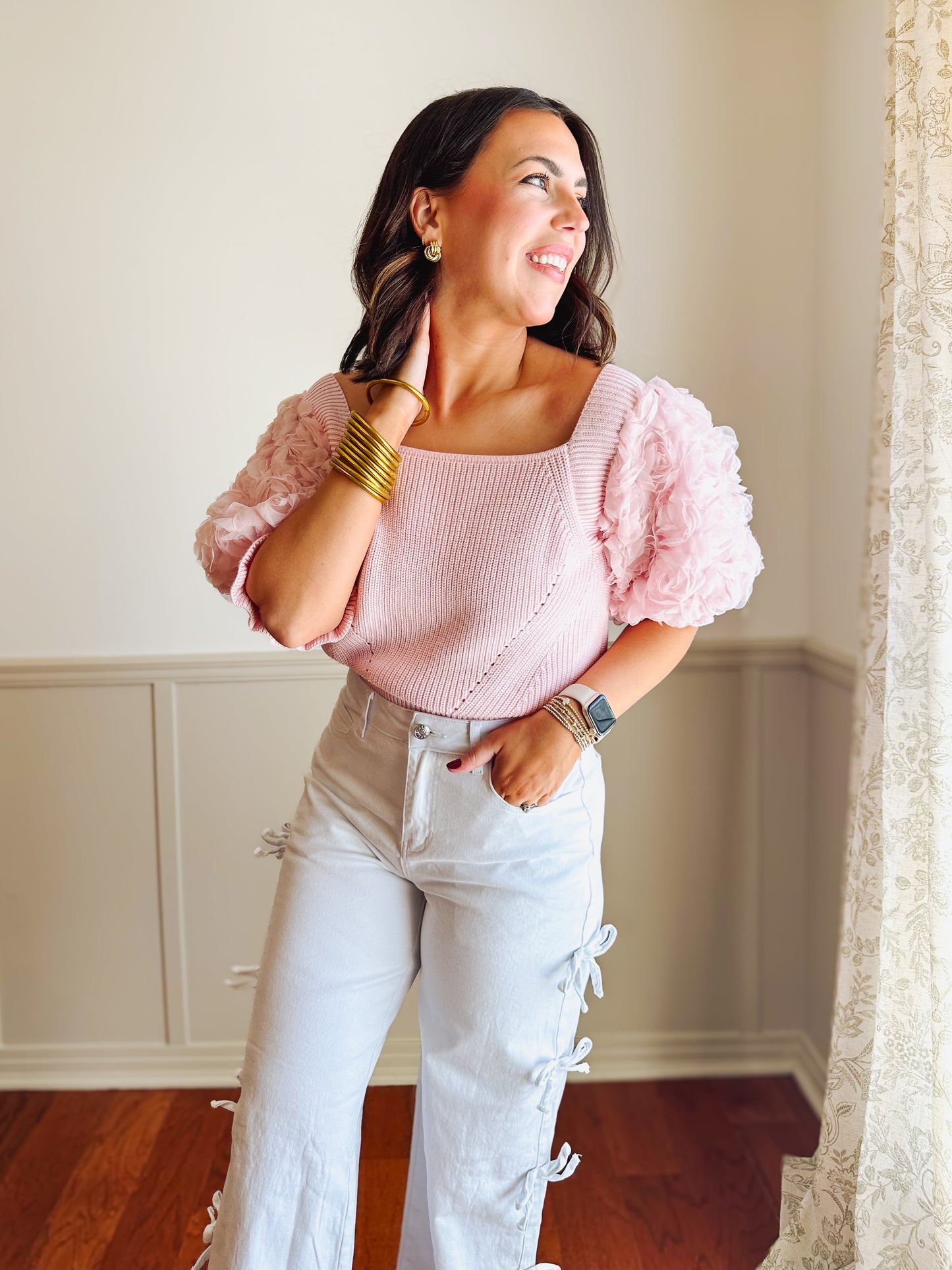 The Bow & Beauty Wide-Leg Pants