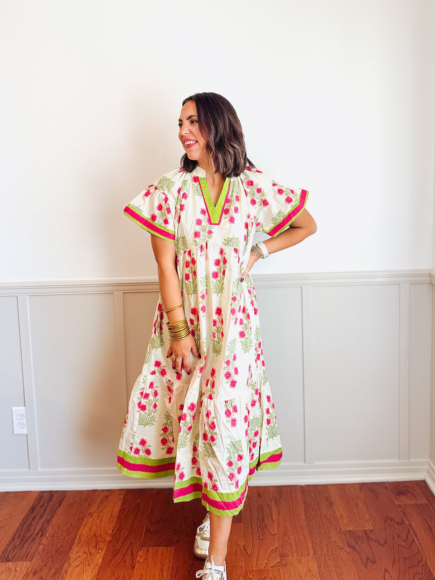 The Garden Party Midi Dress